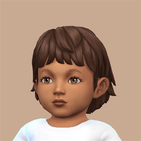 Snowy Escape Hair Converted To Infants | Patreon The Sims, Sims 4 Mm, Sims Hair, Sims Mods, Ts4 ...
