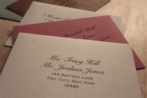 Wedding Invitation Address Font | wedding