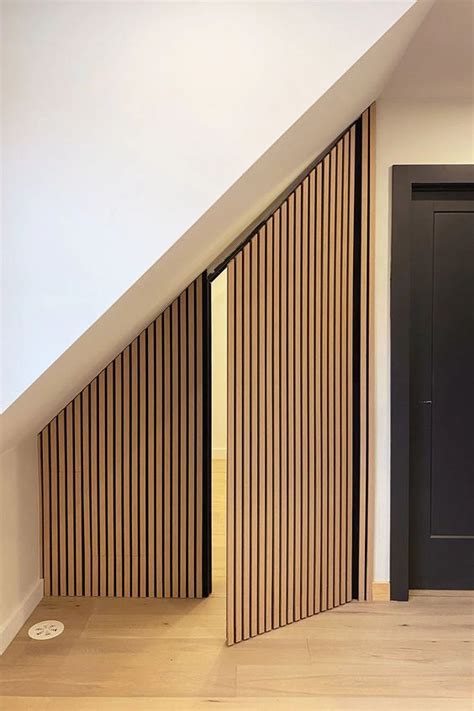 How to Build a Wood Slat Hidden Door Step-by-Step Hidden Doors In Walls ...