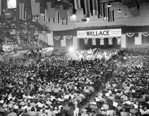 The 1948 Progressive Party Presidential Candidate Henry Wallace ...