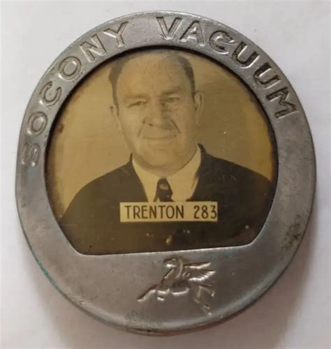 SOCONY VACUUM WW2 Era Employee Badge {068} $120.00 - PicClick
