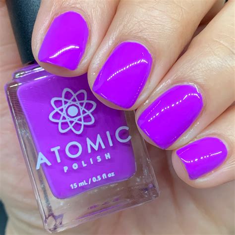 Pastel Neon (Ne) Purple | Purple nail polish, Neon purple nails, Nail colors
