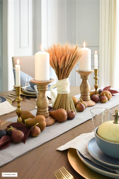 RUSTIC THANKSGIVING TABLE | CITRINELIVING