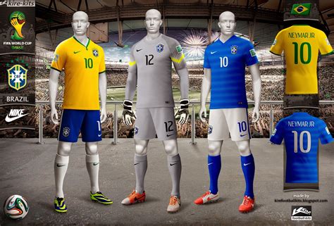 Kire Football Kits: Brazil kits World Cup 2014