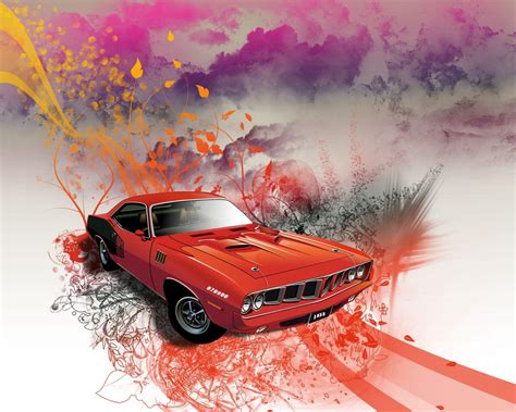 Muscle Car Art Paint Wallpapers - Top Free Muscle Car Art Paint ...