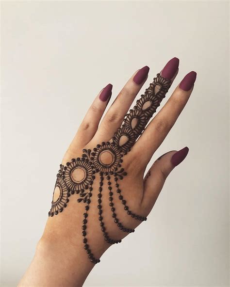 Beautiful Jewellery Mehndi Designs for Back Hand (6) - K4 Fashion