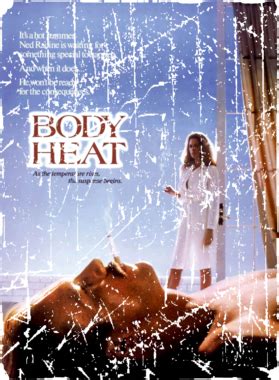 Body Heat Movie Poster Retro Aged Look T Shirt