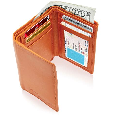 Accessories Mens Front Pocket Wallet Genuine Leather RFID Blocking ...