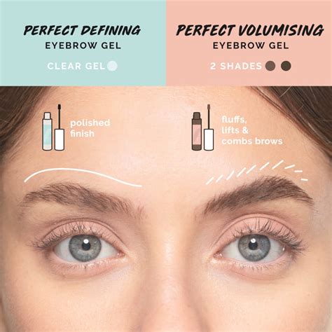 Clear brow gel, Perfect Defining | Freshly Makeup