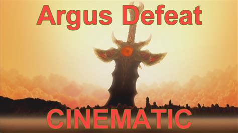 Argus Defeat Cinematic (Sargeras Cinematic) - Antorus Burning Throne ...