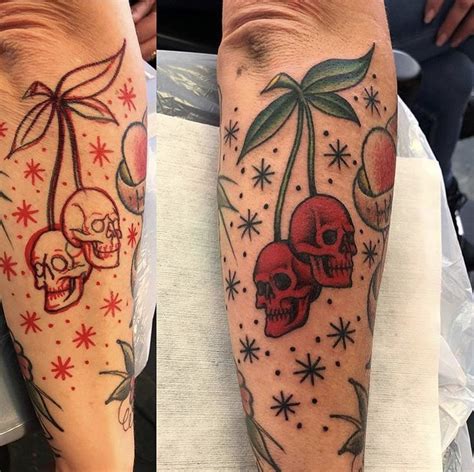 Skull & Bones Tattoos: Traditional Hand Tattoo and Hippie Tattoo