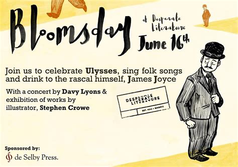 James Joyce fans – Celebrate Bloomsday and "Ulysses" at Desperate ...