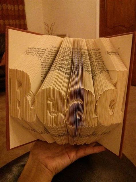 Book Folding Pattern for read and FREE TUTORIAL - Etsy | Book folding patterns, Folded book art ...