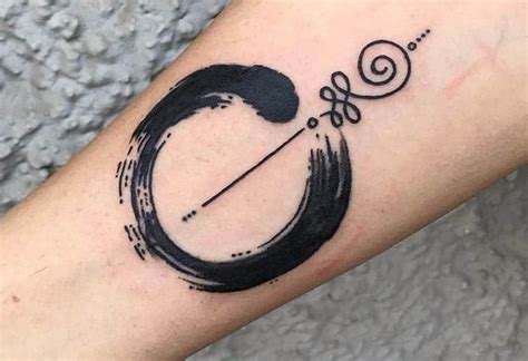 Enso Tattoo Forearm