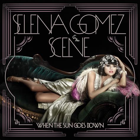 For The Love Of Music: Selena Gomez And The Scene "When The Sun Goes Down" Target Album Cover