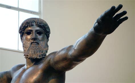 Artemision Zeus or Poseidon (detail with right arm), c. 46… | Flickr