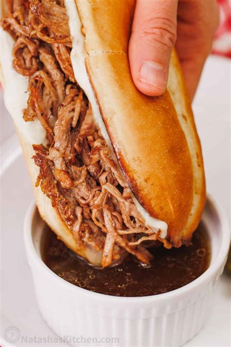 Slow Cooker Shredded Beef Sandwiches