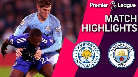 Leicester City v. Man City | PREMIER LEAGUE MATCH HIGHLIGHTS | 12/26/2018 | NBC Sports - YouTube