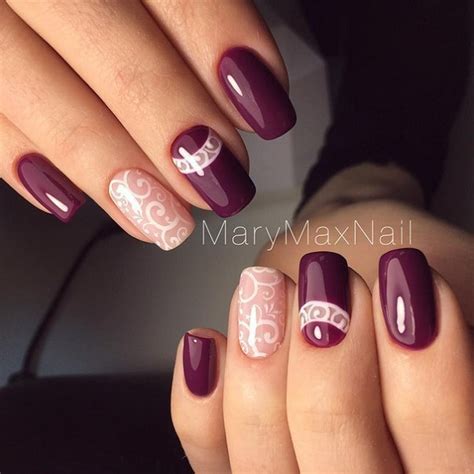 Maroon Nail Art Designs Gallery : Nails Maroon Nail Nenuno Designs ...