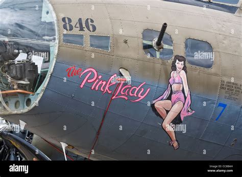 Boeing B17 Flying Fortress - Nose Art Stock Photo - Alamy