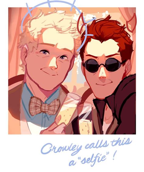 Ella 🍉 on Twitter | Good omens book, Fan art, Husband