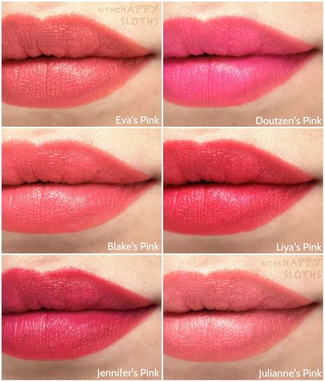 Loreal Pink Lipstick Colors Chart