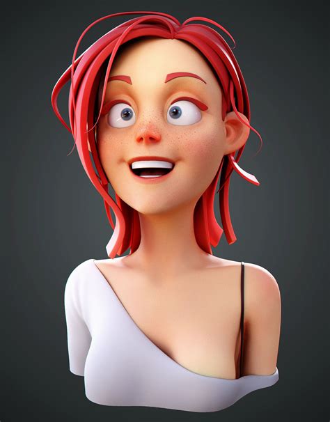 ArtStation - Evie - Texturing In Blender - Course, Yanal Sosak 3d Model Character, Female ...