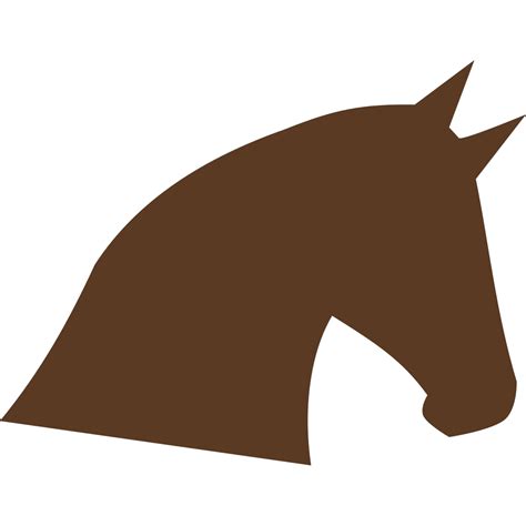 Horse Head Silhouette Clip Art