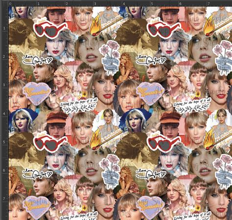 Taylor Swift Collage Print-Vinyl-1869