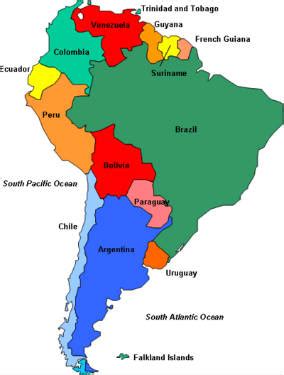 Spanish Speaking Countries Maps
