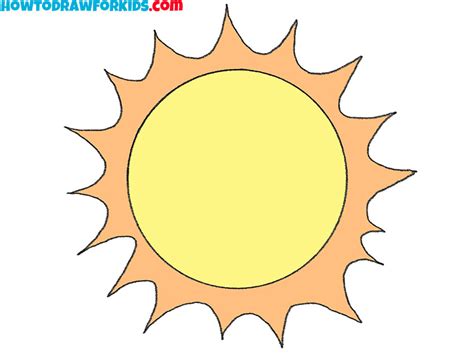 How to Draw the Sun - Easy Drawing Tutorial For Kids