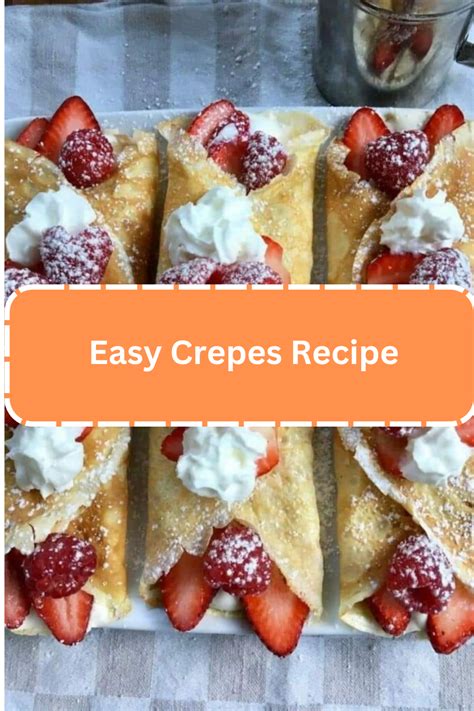 Easy Crepes Recipe - WEEKNIGHT RECIPES
