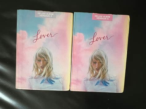 Taylor Swift lover deluxe book (version 2&4), Hobbies & Toys, Music & Media, CDs & DVDs on Carousell