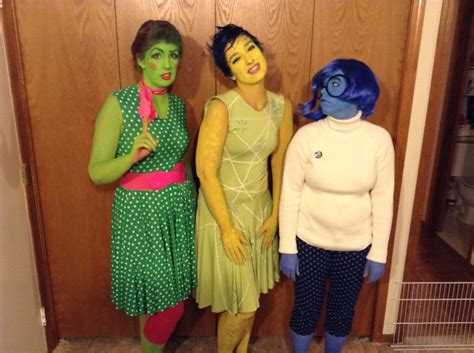 Disgust, Joy, and Sadness from Inside Out. Cosplay Costume by Kelsey Lovelle. | Cosplay costumes ...