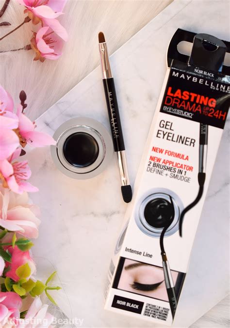 Review: Maybelline Eyestudio Lasting Drama Gel Eyeliner - Black - Adjusting Beauty