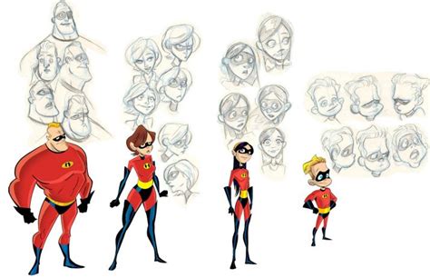 The Incredibles: 60+ Original Concept Art Collection