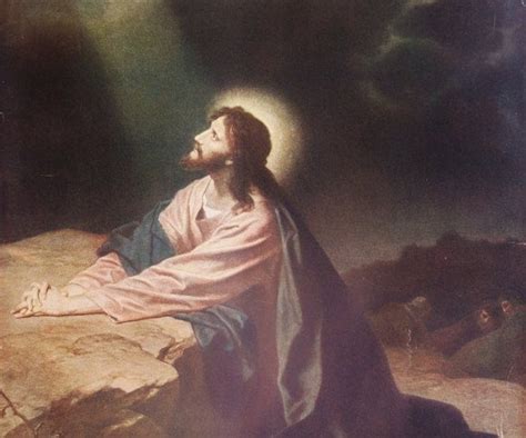 Jesus Praying Painting | Minimalis