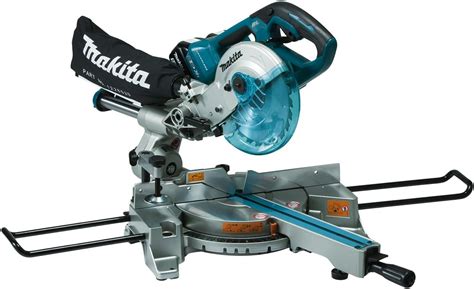 Makita DLS714Z Slide Compound Mitre Saw Twin 18V Cordless LTX 190mm (Body Only), 1 W, 36 V ...