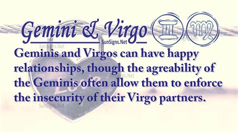 Gemini Virgo Partners For Life, In Love or Hate, Compatibility and Sex - Zodiac Signs 101 Gemini ...