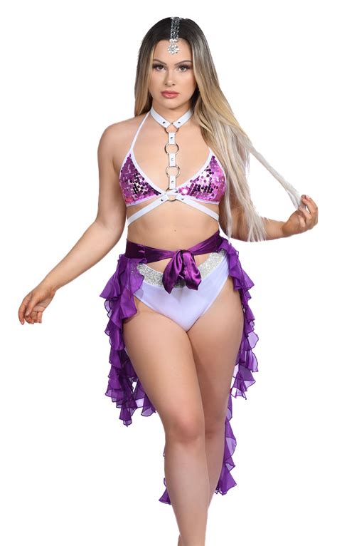 FULL OUTFIT- Purple Disco Rave clothes,rave outfits,edc outfits,rave ...