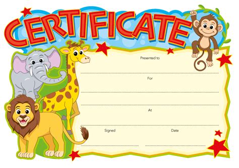 Animal Friends Certificate Free Download - Free For Schools