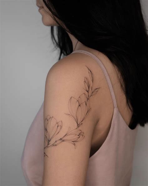 22+ Magnolia Tattoo Ideas - PortiaKrisiya