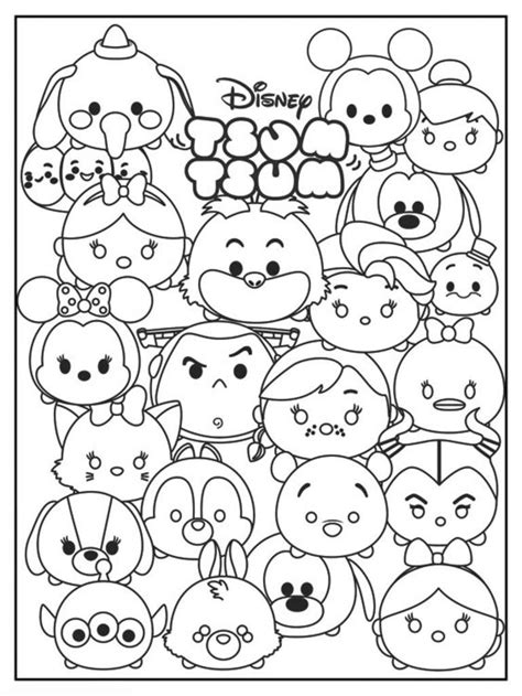 Tsum Tsum Coloring Pages - Best Coloring Pages For Kids