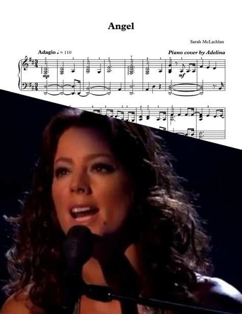 "In The Arms Of The Angel" - Sarah McLachlan - Piano Sheet Music