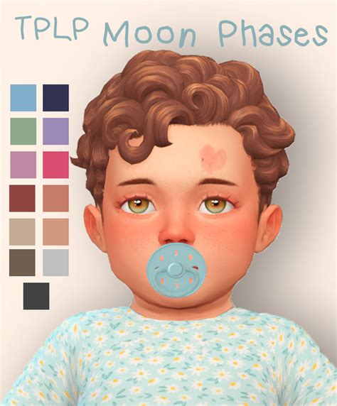 Moon Phases Pacifier | TPLP | Sims baby, Sims 4, Sims 4 children