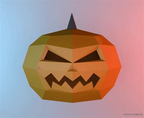 Head Wearable Pumpkin Mask | Paperzone VN