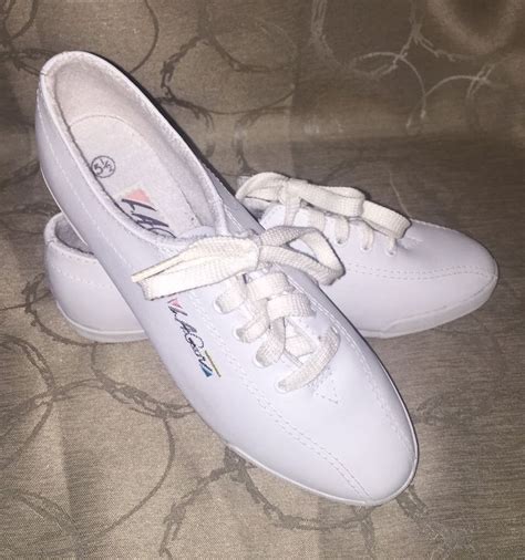 VINTAGE LA GEAR WOMEN WHITE LEATHER SNEAKER FLATs SZ 5.5 RETRO 80s 90s EUC | eBay | La gear ...