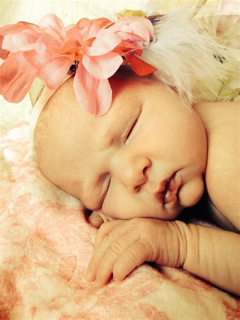 Sleeping Baby Girl Free Stock Photo - Public Domain Pictures