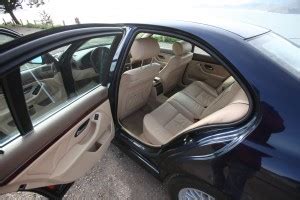 Interior of Kevin’s BMW 525i from rear driver’s side door at Kevin Warnock