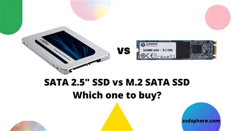 SATA 2.5" SSD vs. M.2 SATA SSD: Which one to choose? - SSD Sphere